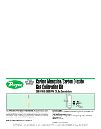 Thumbnail of document Data Sheet - GCK-200CO-2000CO2 Carbon Monoxide/Carbon Dioxide